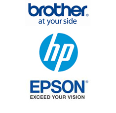 Brother - HP - Epson